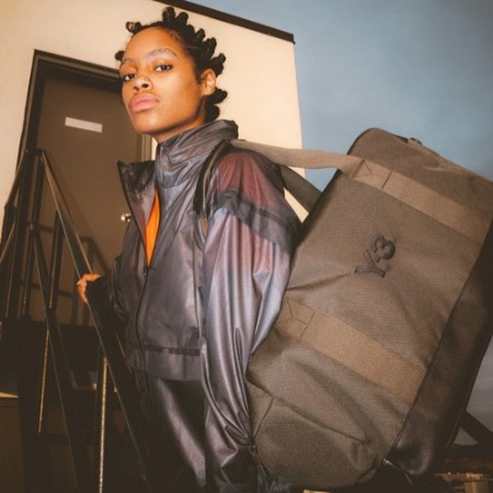 Anjani Russell promoted the product Adidas Y-3.